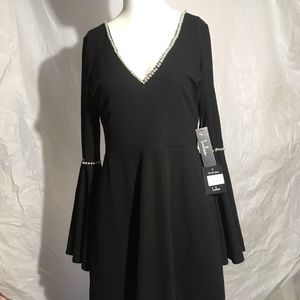Lulu's Romantic Intentions Black Dress NWT